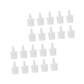 Baluue 60pcs Eyelash Glue Inner Mouth Dropper Handwash Dispenser Bottle Reusable Universal Glue Bottle Mouth Tweezers Glue Bottle Nozzle Cap Glue Bottle Replacement Lash Glue Duo Liquids