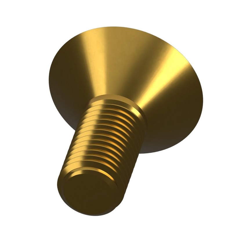 M3 (3mm x 6mm) Brass Phillips Countersunk Machine Screws Metric