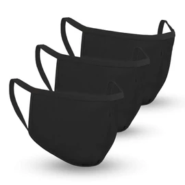 Safe+Mate by Case-Mate Cloth Face Mask Washable & Reusable for Kids 7-11 Years Old Cotton with Filter 3 Pack Black - Cloth Face Mask - Washable & Reusable - Kids (Ages 7-11) - Cotton - with Filter - 3