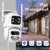 WiFi Security Camera Dual Lens HD Night Vision Remote Control