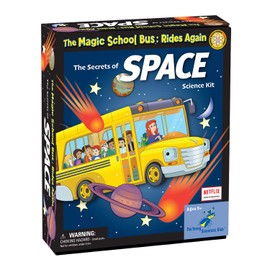The Magic School Bus Rides Again: Secrets of Space By Horizon Group USA, Homeschool STEM Kits For Kids, Includes Hands-On Educational Manual, Star Chart, Constellation Cards, Solar Beads & More, Multicolor (WH-925-1127)