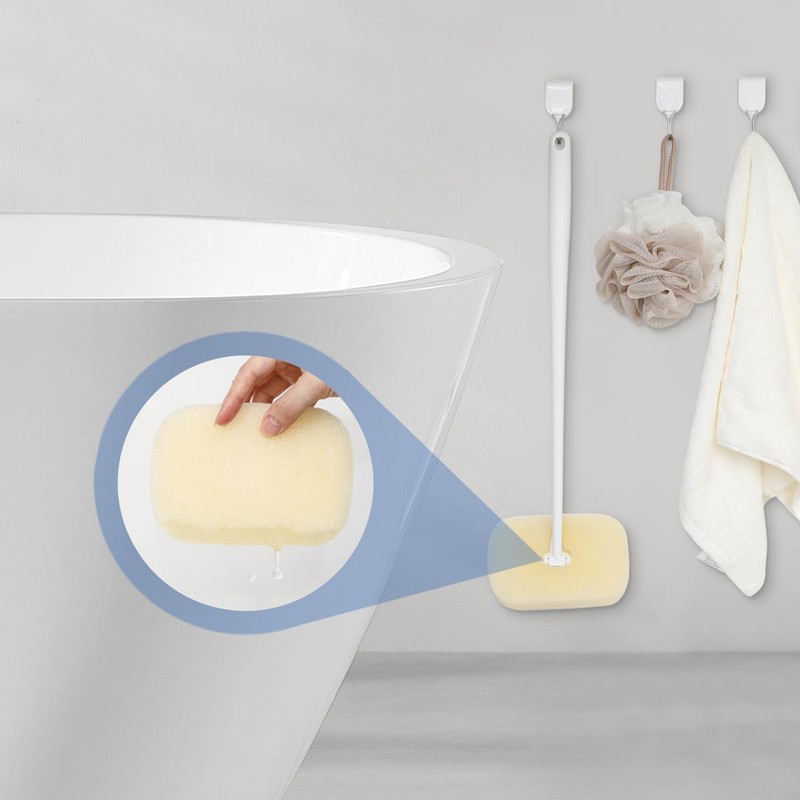 LANMU Bath Sponge, 3 Pieces, Replacement Sponge for Bath Cleaning,