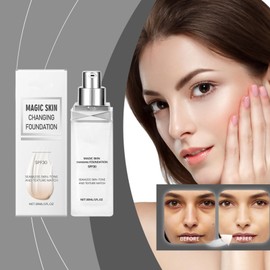 Foundation Color Changing Makeup,Color Adjusting Foundation | Cream Base Tone Correcting SPF 30 Coverage Glow Concealer for Women