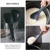 DOITOOL 2Pcs Rice Paddle Spoon Soup Spoon Non Stick Rice