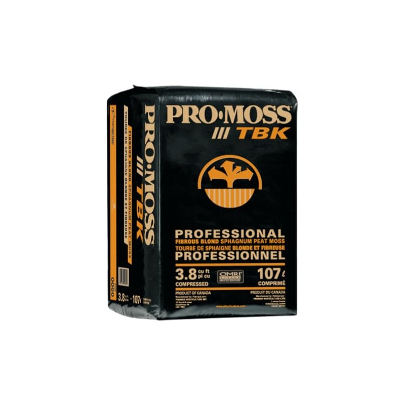 Premier Pro-Moss TBK Peat Moss 3.8cf OMRI