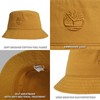 Timberland Brown Bucket Hat for Men, Large/XLarge, Cotton Twill with