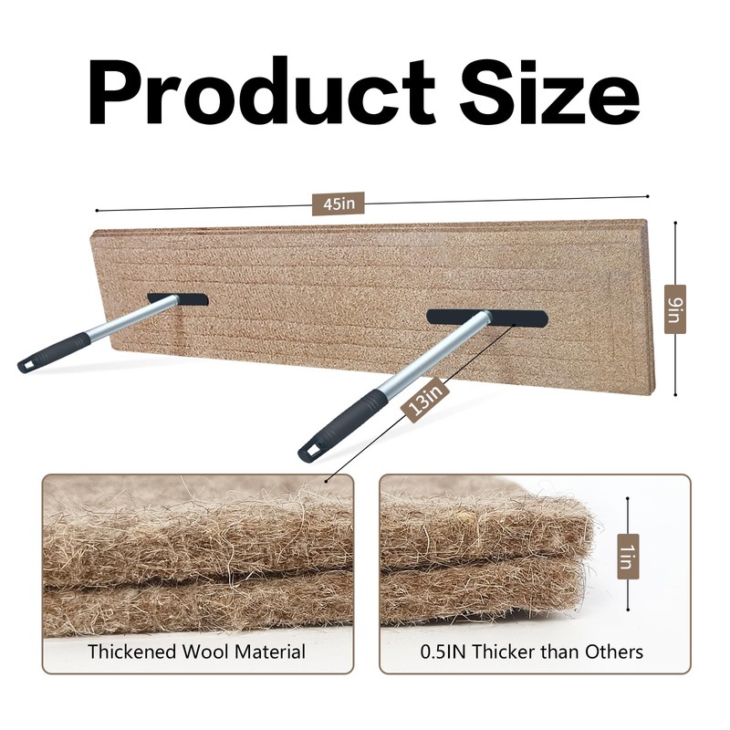 XYGOVIA Chimney Flue Stopper - 9"x 45" Rectangular Plug Blocker