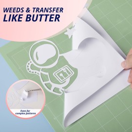 HTVRONT HTVRONT White Permanent Vinyl - 12" x65FT Glossy White Vinyl for Cricut, Silhouette Cameo & Other Cutters - Party & Home Decoration Sticker