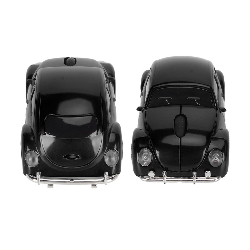 Wireless Mouse Red Sports Car Style 2.4GHz USB Receiver 1600DPI