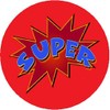 144 Superhero Action Words - Comic Themed Teacher Reward Stickers
