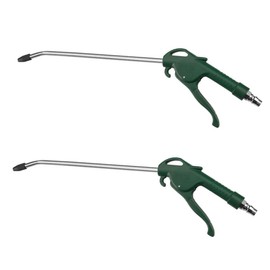 TopHomer 2pcs Industrial Air Blow Gun, Pneumatic Air Compressor Accessory Tool with Comfort Grip Dust Cleaning and Blower Gun(Extended,10.82in)