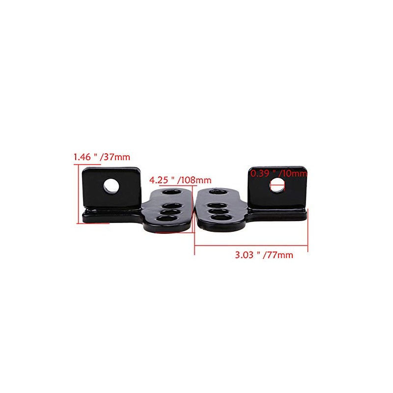 Motobiker - Kit de bajada ajustable de 1 pulgada, 2