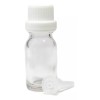 Meliars Frasco 10 Ml Transparen Con Tapa Inviolable  Blanca(70 Pzs)