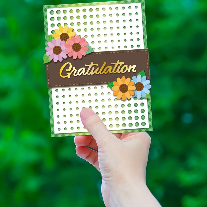 GLOBLELAND 3D Cutting Dies for Square Boxes, Metal Photo Frame,