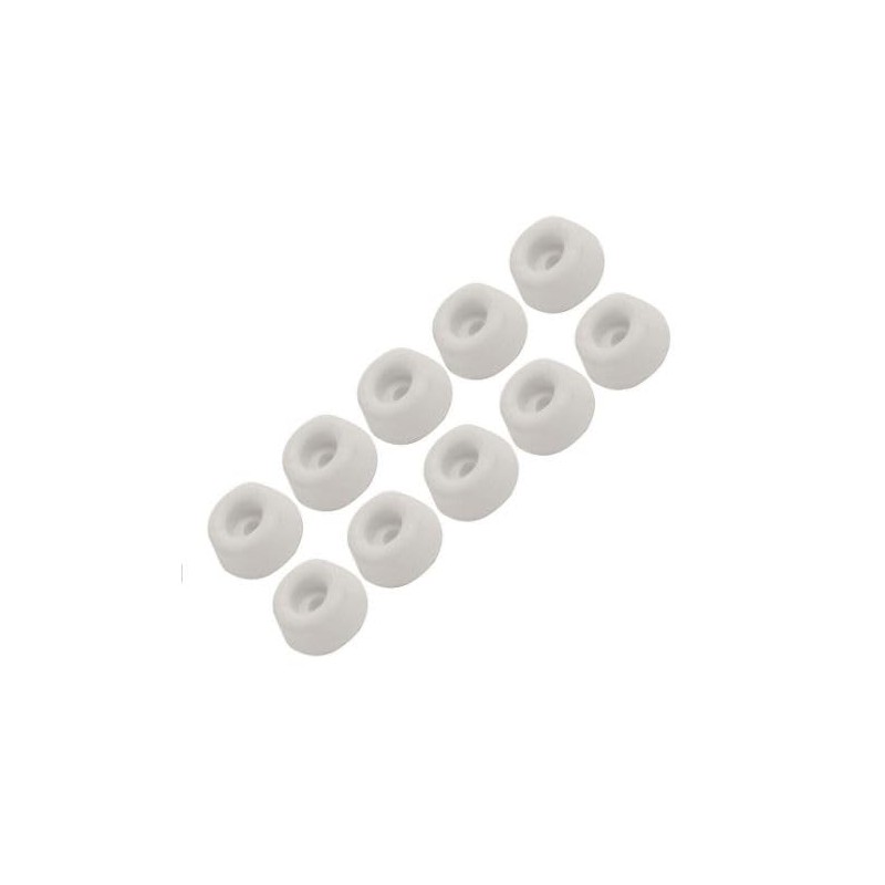 10 x Black Rubber Toilet Seat 19mm Buffer Pads -