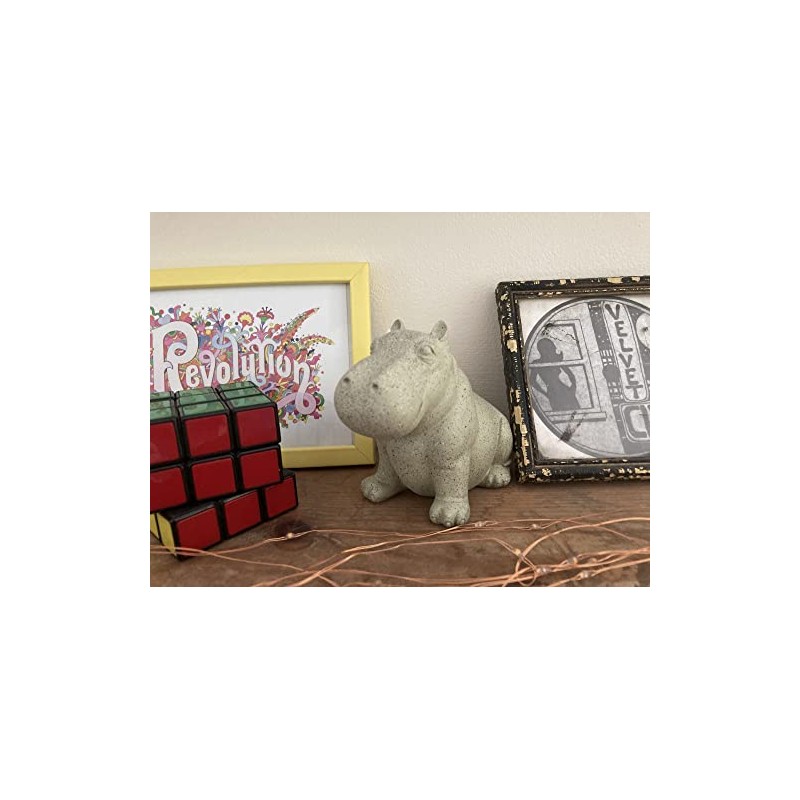 Desktop Eco Happy Hippo Statue - Sculpture Garden / Interior