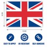 10 Union Jack Stickers - UK - British Flag Sticker