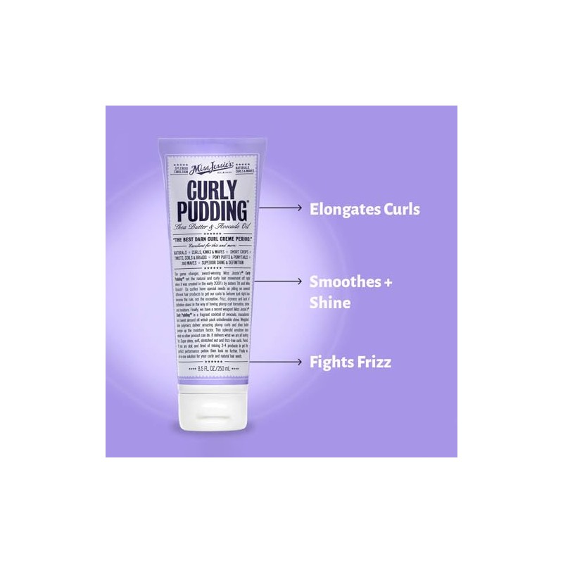 Curly Pudding by Miss Jessies for Unisex - 8.5 oz