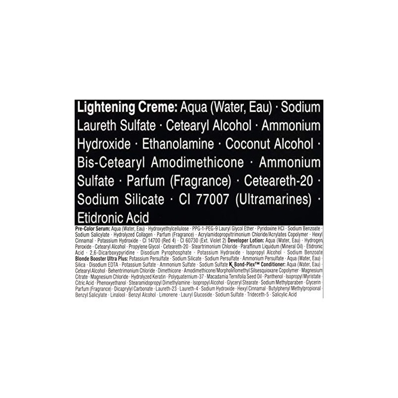 Schwarzkopf Keratin Color Care Lighteners Permanent Hair Color Cream, Platinum