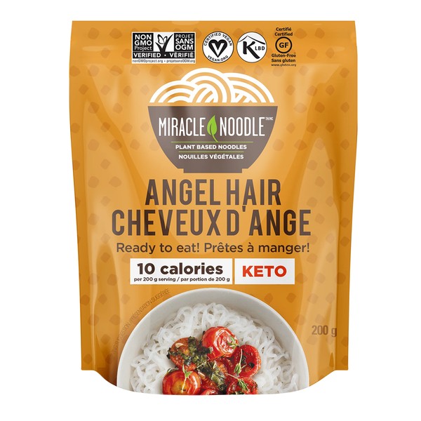Miracle Noodle Plant Based Noodles Angel Hair 200g