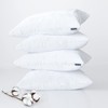Moonsea Waterproof Zippered Pillow Protector，4 Pack King Size 20 x