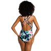La Blanca Womens Multi Strap Cross Back One Piece Swimsuit,
