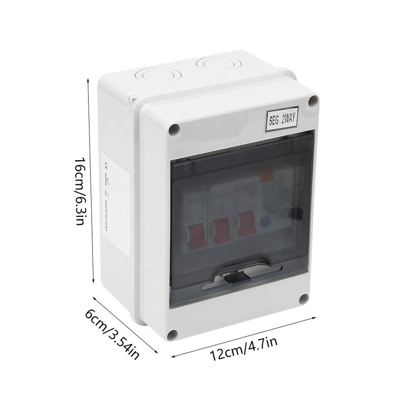 2 Way Consumer Unit Circuit Breaker Panel, Garage Consumer Unit