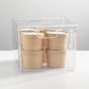 mDesign Plastic Storage Organizer Container Bin for Kitchen Organization in