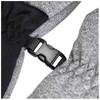 Cover Work TMF355405 Fleece Waterproof Thermal Mittens, Heather Gray
