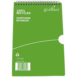 GRAFFICO 203 x 127 mm Recycled Reporter Ruled 160 Pages Notebook
