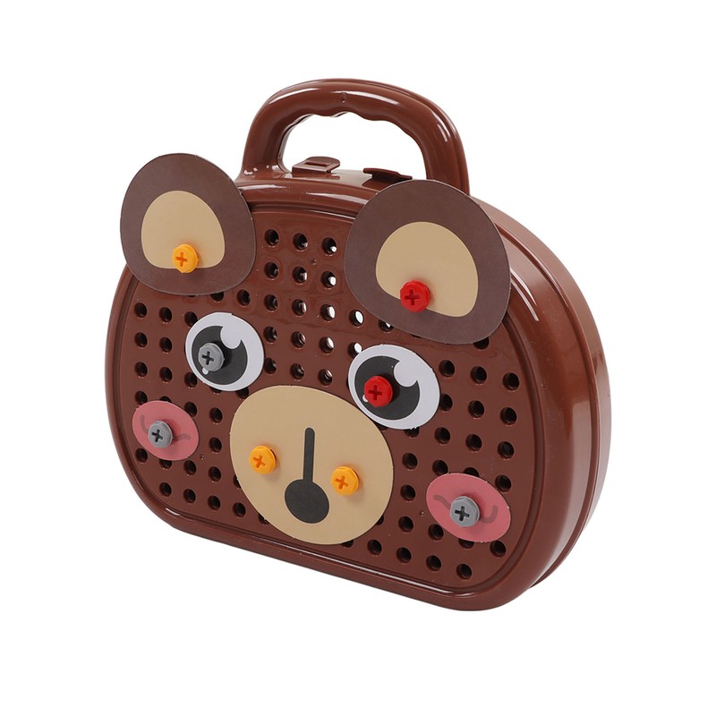 Drill Puzzle Set Steam Learning Toys with Electric Drill Screw