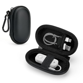 Hard Case for Avantree Relay/1Mii/UGREEN/AirFly SE/Pro/Duo Bluetooth Wireless Transmitter Receiver, with 3.5mm Jack AUX Adapter, Airplane Travel/TV/Gym Carrying Case Bag for USB Cable, Adapter