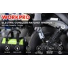 Workpro Cordless Electric Ratchet Wrench 3/8"12V 40Ft-lbs Power w/9PC Socket