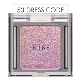 KiSS Sheer Glitter Eyes 53 Dress Code, 0.08 oz (2.1 g), Fine Mauve Pink, Glitter Eye Color for a Natural 3D Feel and Wet Gloss