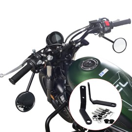 LEDISHUN Motorcycle Rearview Mirror Down Bracket Handlebar View Side Mirror Forward kit (for Honda Vehicle) SCL500 SCL300 SCL