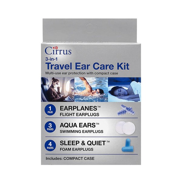 Kit 3 en 1 para el cuidado de los oídos, espuma suave y tapones de silicona suave