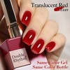 Double Rhythm 15ML Gel Nail Polish Pure Sheer Same Color