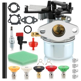 590948 591137 593599 Carburetor for Troy Bilt 2700PSI 2800PSI 2900PSI 3000PSI 7.75 Hp 8.75 Hp 8.5Hp 190CC Pressure Washer with Air Fuel Filter