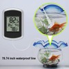 Urageuxy Wired Indoor Outdoor Thermometer, Home Room Temperature Monitor with