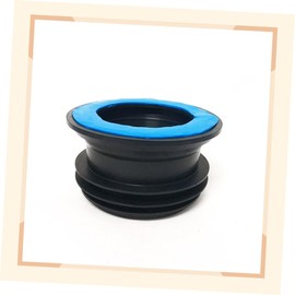 WHAMVOX 1pc Toilet Seal Covers Toilet Gasket Toilet Ring Drain Sealing Ring Toilet Flange Ring Rubber Blue