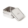 ECO Brotbox Cube Box XL Square Stainless Steel Lunch Box