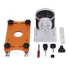 Woodworking Router Base with Transparent Cover Milling Cutter Slotting Bracket