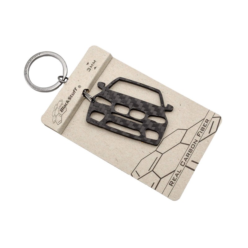 BlackStuff Carbon Fibre Keyring Compatible with X5 M X6 M