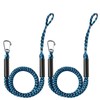 Boat Bungee Dock Lines with Clip 2 Pack Marine Rope