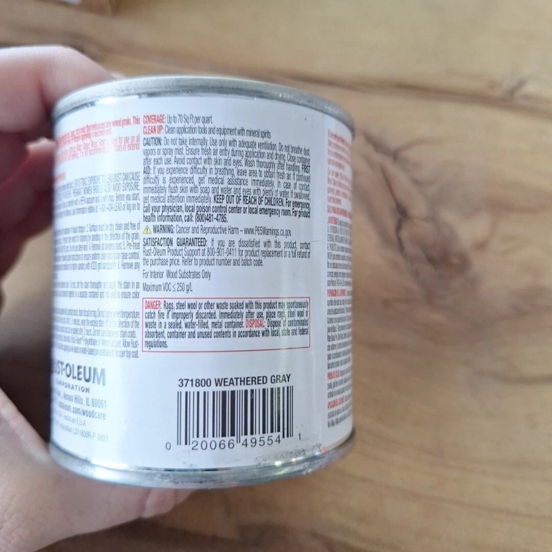 Rust-Oleum Case Of 4- Rust-Oleum Ultimate Wood Stain - Weathered