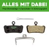 LOQ.7 Bicycle Brake Pads - Semi Metallic for SRAM Guide,