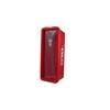 Red Surface-Mounted Fire Extinguisher Cabinet with Pull-Panel for 10 lb.