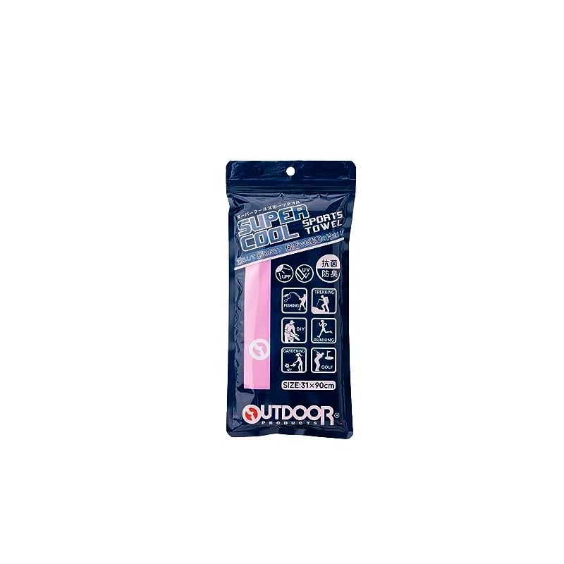 Nasto Corporation OUTDOOR Super Cool Towel, Antibacterial, Odor Resistant, Cool