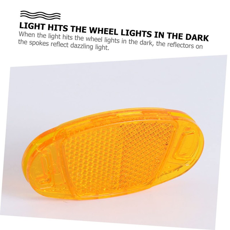 SUPVOX 16pcs Bike Reflective Light Warning Light Rear Light Spoke