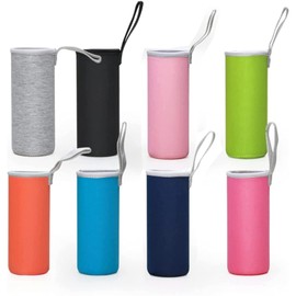 Brateuanoii Pack of 8 Bottles Thermal Case Bags, Water Bottle Thermal Cover, Water Bottle Cover, Sports Bottle, Bags Insulated for Outdoor Sports, Camping, Hiking, Travel, 8 Colours